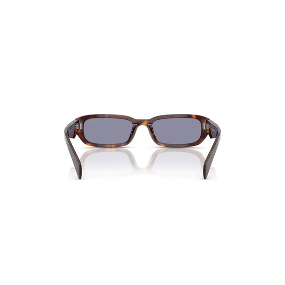 New PRADA Havana Rectangle SPRB06 15W-03N Sunglasses Women - Picture 5 of 6